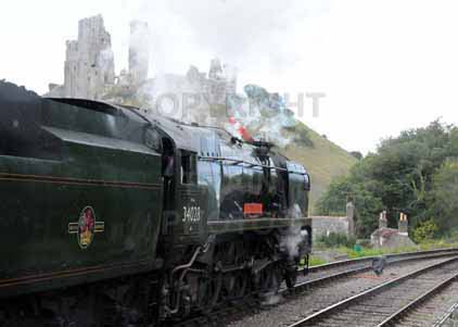 Purchase photo of 34028 EDDYSTONE at Swanage Railway